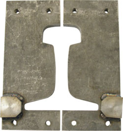 Ножи гратоснимателя к рельсовой машине