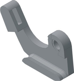 Корпус натяжителя контактной сети для железных дорог